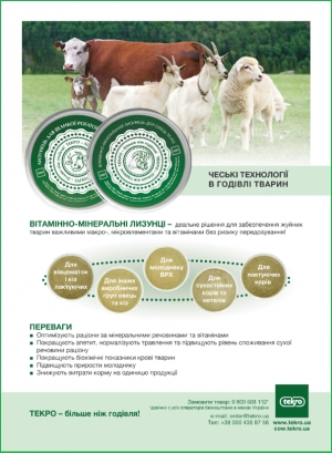 Лизунці для овець та кіз